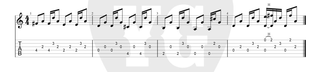 바람이 불어오는 곳 인트로 악보